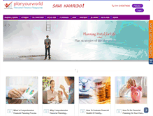 Tablet Screenshot of planyourworld.com